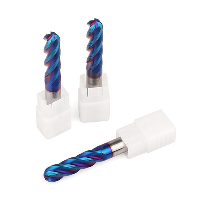 Extrémité solide Mills Hrc 65 Sx de nez de boule des cannelures D10R5 du carbure de tungstène 2