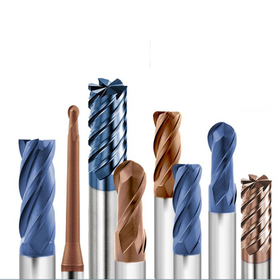 Extrémité solide différente Mills For Aluminum /Copper/Steel de carbure de tungstène