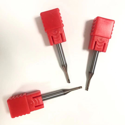 Cannelure des fraises en bout de cou de carbure de tungstène longue 2 pour en acier trempé