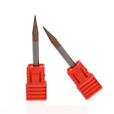 Extrémité solide de nez de boule du micro 0.2mm Mills Hrc 65 pour en acier trempé