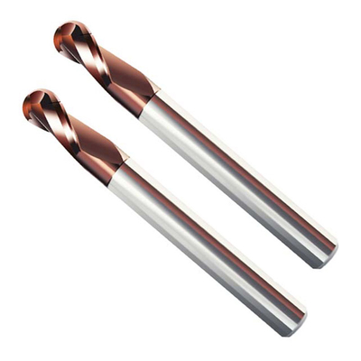 Longue extrémité Mills Solid Tungsten Carbide R5 SX de jambe de deux cannelures pour l'acier