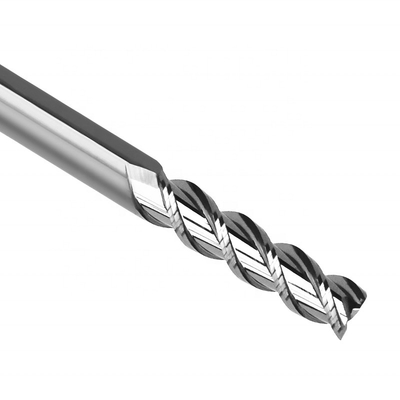 Haute fraise en bout du carbure de tungstène de finition 8mm sans revêtement pour l'aluminium