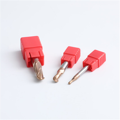 Extrémité solide Mills Hrc de nez de boule des cannelures D6R3 du carbure de tungstène 2 65 SX