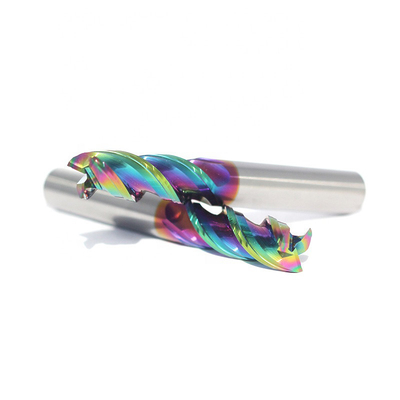 6mm extrémité carrée Mills For Copper Electrode de fraise en bout de carbure de 3 cannelures