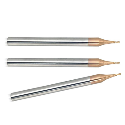 Extrémité solide Mills Square Hrc 55 du carbure de tungstène 0.5mm
