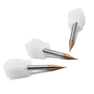 extrémité micro Mills Tungsten Carbide Helix Angle de 0.2mm 35 degrés