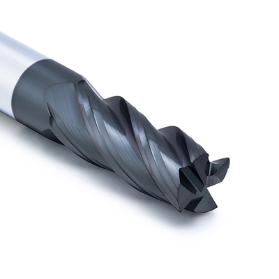 Extrémité carrée Mills Solid Tungsten Carbide de la cannelure 6mm de l'acier 2