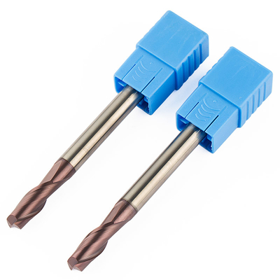 Place des fraises en bout de jambe de carbure de tungstène longue 8mm pour l'acier