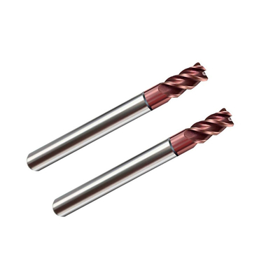 Extrémité faisante le coin Mills For Steel du rayon R0.5 de la cannelure 8mm du carbure de tungstène 2
