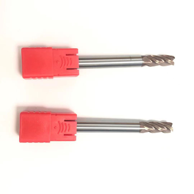 Extrémité solide Mills For Steel Hardened Steel de la cannelure 6mm du carbure de tungstène 4