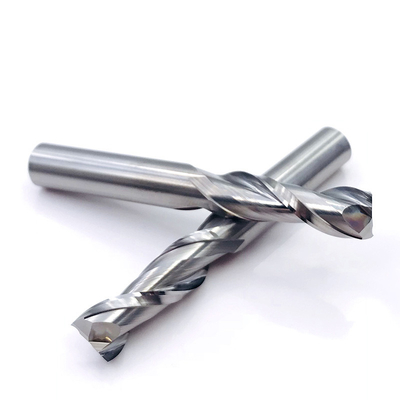 Extrémité carrée Mills For Aluminum de cannelure des cannelures 8mm du carbure de tungstène 2 longue