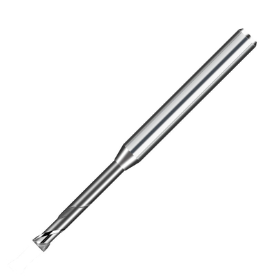 3mm longue extrémité en aluminium Mills Tungsten Carbide de cou 2 cannelures sans revêtement