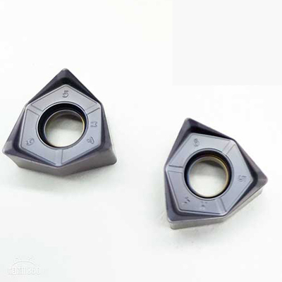 Le haut carbure de tungstène de grande vitesse d'alimentation insère WNMU 0806 pour l'acier
